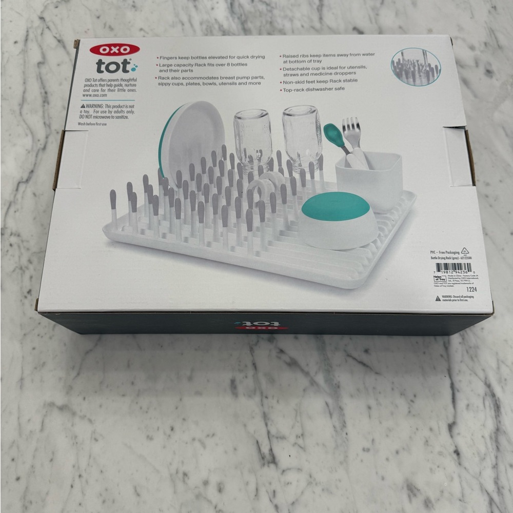 New OXO Tot Baby Bottle Drying Rack - Picture 2 of 8